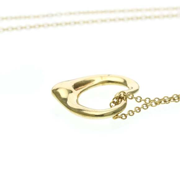 TIFFANY Authentic 18k Gold Diamond Heart Necklace